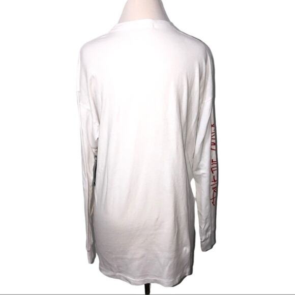 AGOLDE Stone The Crows White T-shirt Dress Small NWT - Picture 3 of 9